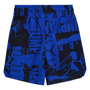Jordan Boy's Printed Mesh Shorts (Big Kids) Racer Blue LG (14-16 Big Kid)