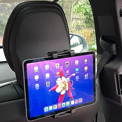 SmartProduct Car Tablet Holder compatible for Volvo XC90 XC60 V90 V60 S90 S60 (model 2017 or newer), Back Seat Headrest Mount compatible with all iPad Pro Air Mini, Galaxy Tabs, 4.7-12.9" Tablets