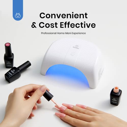 beetles Gel Polish Curing Lamp 36W U V, Fast Drying LED Nail Dryer Compact Manicure Light with Timer Setting Sensor DIY Nail Home