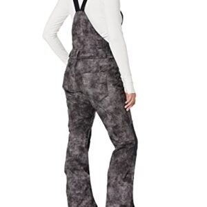 Volcom Women's Swift Bib Overall Snowpant, Acid Black, X-Small