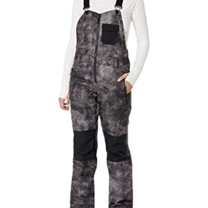 Volcom Women's Swift Bib Overall Snowpant, Acid Black, X-Small