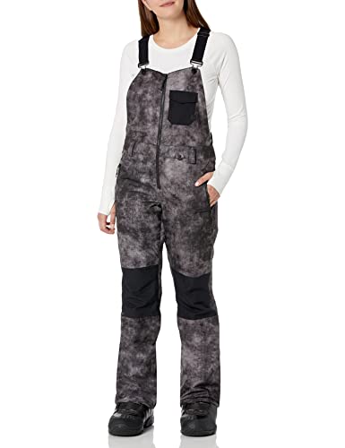 Volcom Women's Swift Bib Overall Snowpant, Acid Black, X-Small