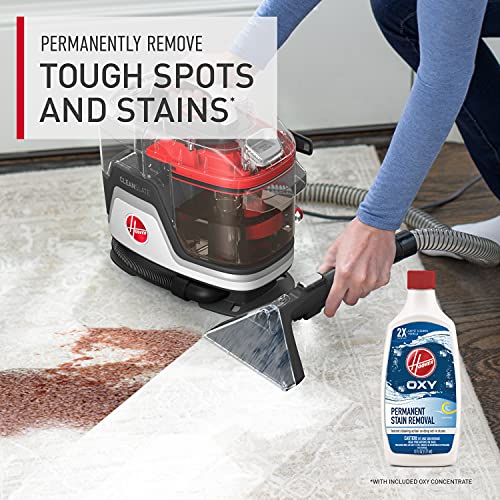 Hoover CleanSlate Plus Carpet & Upholstery Spot Cleaner, Stain Remover, Portable, FH14050, White