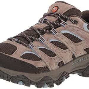 Merrell Women's Moab 3 Waterproof Hiking Shoe, Brindle, 7.5