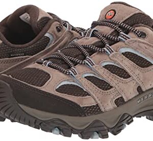 Merrell Women's Moab 3 Waterproof Hiking Shoe, Brindle, 7.5