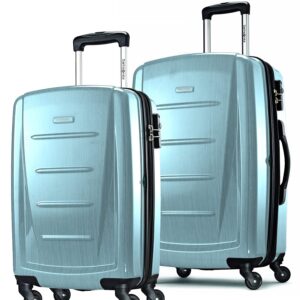 Samsonite Winfield 2 Hardside Expandable Luggage with Spinner Wheels (Ice Blue, 2-Piece Set (20/28))