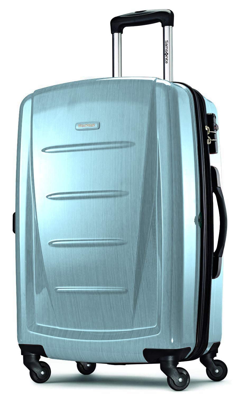 Samsonite Winfield 2 Hardside Expandable Luggage with Spinner Wheels (Ice Blue, 2-Piece Set (20/28))