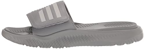 adidas Unisex Alphabounce 2.0 Slides Sandal, Grey/Grey/Grey, 9 US Women