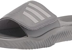 adidas Unisex Alphabounce 2.0 Slides Sandal, Grey/Grey/Grey, 9 US Women