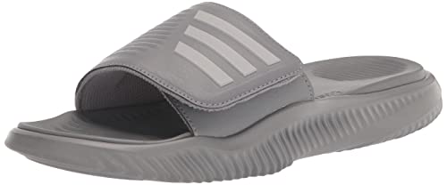 adidas Unisex Alphabounce 2.0 Slides Sandal, Grey/Grey/Grey, 9 US Women