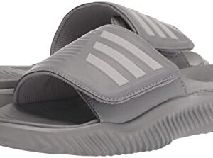 adidas Unisex Alphabounce 2.0 Slides Sandal, Grey/Grey/Grey, 9 US Women