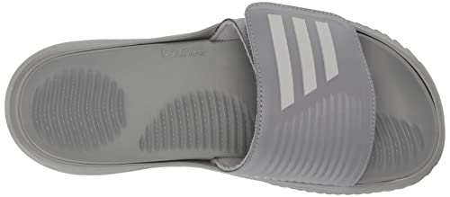 adidas Unisex Alphabounce 2.0 Slides Sandal, Grey/Grey/Grey, 9 US Women