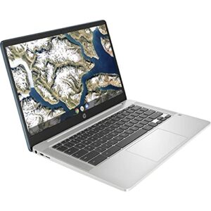 HP Chromebook 14a-na0011cy 14" Intel Celeron N4020 1.1 GHz, 4GB RAM 32GB eMMC Chrome OS, Forest Teal (Renewed)
