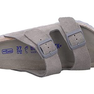 BIRKENSTOCK Unisex's Slides, Gray, 42 EU