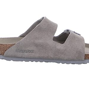 BIRKENSTOCK Unisex's Slides, Gray, 42 EU