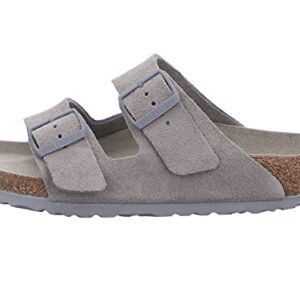 BIRKENSTOCK Unisex's Slides, Gray, 42 EU