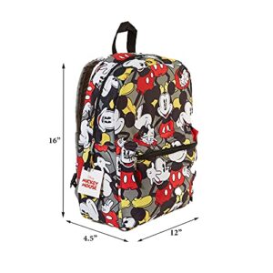 Disney Mickey Mouse Backpack for Kids or Adults, 16 inch