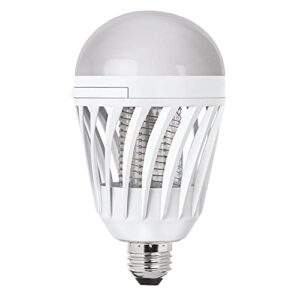 feit electric led bug zapper light bulb - 2 in 1 uv light attracts and zaps mosquitoes and other annoying pests | keeps bugs away