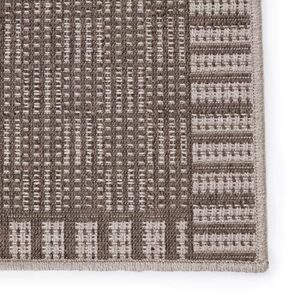 Jaipur Living Vibe Iti 2'X3' Area Rug, Coastal Taupe for Outdoor Spaces