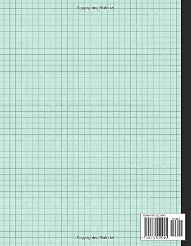 Graph Paper Notebook 8.5 x 11: Gridded Notebook with Graphing Paper for Math and Engineering Students and Teachers (Gifts for Math Lovers)