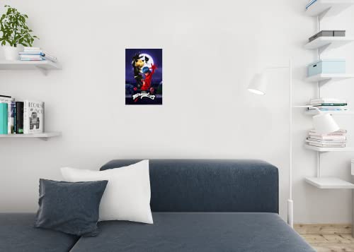 Miraculous Ladybug and Cat Noir Team Up Cartoon TV Series Movie Miraculous Ladybug Merchandise Miraculouses Miraculous Ladybug Poster Girls Bedroom Cool Wall Decor Art Print Poster 12x18
