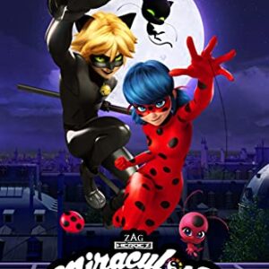 Miraculous Ladybug and Cat Noir Team Up Cartoon TV Series Movie Miraculous Ladybug Merchandise Miraculouses Miraculous Ladybug Poster Girls Bedroom Cool Wall Decor Art Print Poster 12x18