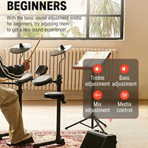 Donner Mini Electric Drum Amp 20W, Wireless Electronic Drum Amplifier Keyboard Speaker DDA-20 Protable for Home Practice