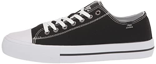 Lugz mens Stagger Lo Sneaker, Black/White, 12 US