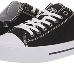 Lugz mens Stagger Lo Sneaker, Black/White, 12 US