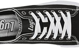 Lugz mens Stagger Lo Sneaker, Black/White, 12 US