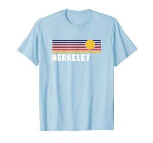 berkeley california retro vintage style sunset souvenir t-shirt