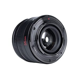 7artisans 35mm F1.4 Mark II APS-C Manual Focus Fixed Lens Large Aperture Compatible with Olympus and Panasonic MFT M4/3 Mount Cameras