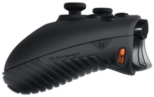 bionik quickshot pro for xbox one: custom grip and dual trigger locks for faster shots and improved gameplay- bnk-9076 - xbox one