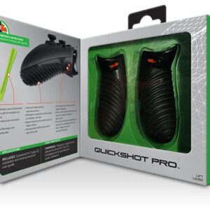 Bionik Quickshot Pro for Xbox One: Custom Grip and Dual Trigger Locks for Faster Shots and Improved Gameplay- BNK-9076 - Xbox One