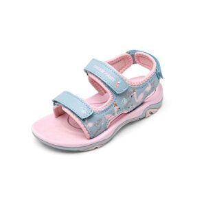 dream pairs boys girls sdas226k fashion athletic summer sports sandals pink/blue/flamingo size 12 little kid