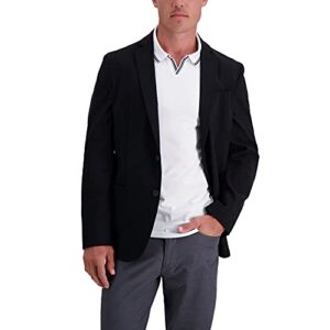 Haggar Men's Smart Wash Performance Blazer & Jackets, Black, 48-50-L