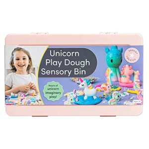 Unicorn Play Dough Sensory Bin
