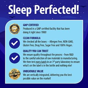 Nature's Perfect Night | Melatonin 20mg | 180 Quick Dissolve Tablets | Natural Mixed Berry Flavor |High Potency | Sugar Free | Vegan | Gluten Free | Value Size