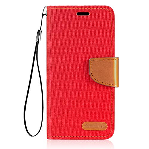 Oppo Reno 6 Pro+ 5G Case, Oxford Leather Wallet Case with Soft TPU Back Cover Magnet Flip Case for Oppo Reno 6 Pro Plus 5G