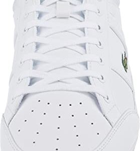 Lacoste Men's Trainers, Half Shoes, Wht Blk, 10.5 US