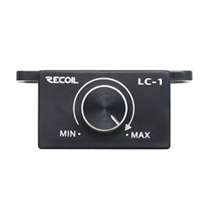 Recoil LC1 Universal RCA Level Controller Car Audio Amplifier Gian Level Bass Boost Volume Control Knob