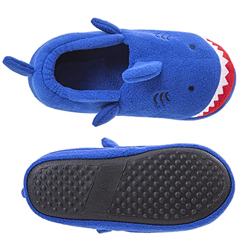 Boys House Slippers for Little Big Kids Warm Slip On House Shoes Cute Winter Nonslip Indoor Home Slippers