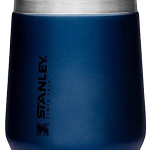 Stanley Stainless Steel GO Tumbler, 10oz Stainless Steel Vacuum Insulated Wine Tumbler, 5 Hours Cold, 1.5 Hours Hot, and 20 Hours Iced
