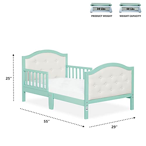Dream On Me Zinnia Toddler Bed in Mint
