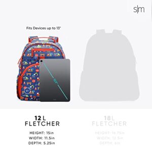 Simple Modern Disney Pixar Toddler Backpack for School Boys | Kindergarten Elementary Kids Backpack | Fletcher Collection | Kids - Medium (15" tall) | Pixar Pals