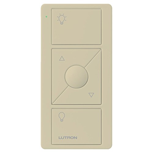 Pico Remote for Caseta Wireless Smart Dimmer and Plug-in Lamp Dimmer with Favorite Setting, PJ2-3BRL-GIV-L01, Ivory