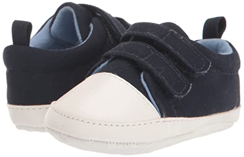 Gerber Unisex Baby Sneakers Crib Shoes Newborn Infant Toddler Neutral Boy Girl Navy 0-3 Months