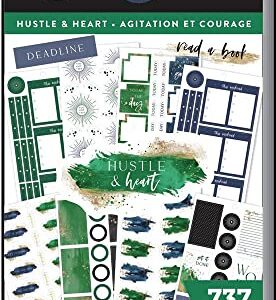 The Happy Planner Sticker Pack for Calendars, Journals and Projects –Multi-Color, Easy Peel – Scrapbook Accessories – Hustle & Heart Work from Home Theme – 30 Sheets, 737 Stickers Total