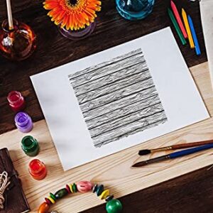 Tree Wood Grain Background Clear Stamps for Card Making Decoration DIY Scrapbooking, Wooden Strips Transparent Rubber Seal Stamps for Photo Card Album Crafting Supplies.