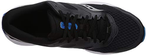 Saucony Men's Cohesion 12 Shoe Black/Blue 10.5 W